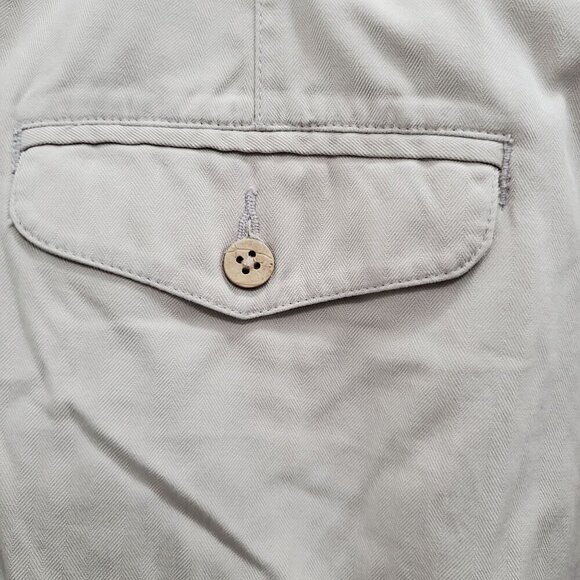 Jamaica Jaxx Men's Light Beige Silk Blend Pleated Dress Pants Trouser Size 38x32 - Picture 8 of 9